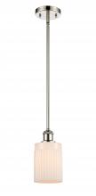  516-1S-PN-G341 - Hadley - 1 Light - 5 inch - Polished Nickel - Mini Pendant