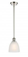  516-1S-PN-G381 - Castile - 1 Light - 6 inch - Polished Nickel - Mini Pendant