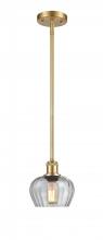 Innovations Lighting 516-1S-SG-G92-LED - Fenton - 1 Light - 7 inch - Satin Gold - Mini Pendant