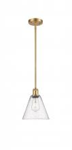 Innovations Lighting 516-1S-SG-GBC-84-LED - Berkshire - 1 Light - 8 inch - Satin Gold - Mini Pendant