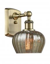 Innovations Lighting 516-1W-AB-G96-LED - Fenton - 1 Light - 7 inch - Antique Brass - Sconce