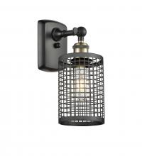  516-1W-BAB-M18-BK - Nestbrook - 1 Light - 5 inch - Black Antique Brass - Sconce