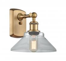  516-1W-BB-G132 - Orwell - 1 Light - 8 inch - Brushed Brass - Sconce