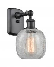Innovations Lighting 516-1W-BK-G105-LED - Belfast - 1 Light - 6 inch - Matte Black - Sconce