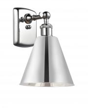  516-1W-PC-MBC-8-PC - Berkshire - 1 Light - 8 inch - Polished Chrome - Sconce