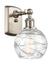 Innovations Lighting 516-1W-SN-G1213-6-LED - Athens Deco Swirl - 1 Light - 6 inch - Brushed Satin Nickel - Sconce