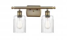 Innovations Lighting 516-2W-AB-G342-LED - Hadley - 2 Light - 15 inch - Antique Brass - Bath Vanity Light