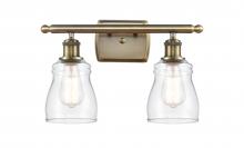 Innovations Lighting 516-2W-AB-G392-LED - Ellery - 2 Light - 15 inch - Antique Brass - Bath Vanity Light