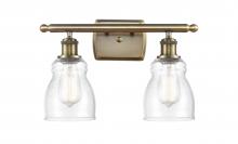 Innovations Lighting 516-2W-AB-G394-LED - Ellery - 2 Light - 15 inch - Antique Brass - Bath Vanity Light