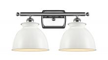  516-2W-PC-M14-W-LED - Adirondack - 2 Light - 18 inch - Polished Chrome - Bath Vanity Light