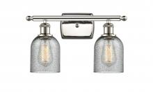 Innovations Lighting 516-2W-PN-G257 - Caledonia - 2 Light - 15 inch - Polished Nickel - Bath Vanity Light