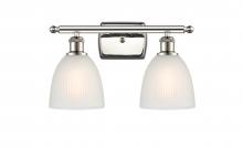 Innovations Lighting 516-2W-PN-G381 - Castile - 2 Light - 16 inch - Polished Nickel - Bath Vanity Light