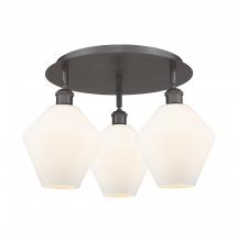  516-3C-OB-G651-8 - Cindyrella - 3 Light - 20 inch - Oil Rubbed Bronze - Flush Mount