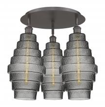 Innovations Lighting 516-3C-OB-G673-8 - Cascade - 3 Light - 20 inch - Oil Rubbed Bronze - Flush Mount