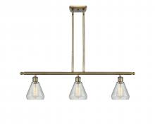 Innovations Lighting 516-3I-AB-G275-LED - Conesus - 3 Light - 36 inch - Antique Brass - Cord hung - Island Light