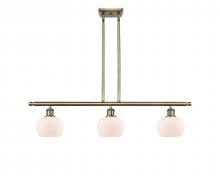 Innovations Lighting 516-3I-AB-G91 - Fenton - 3 Light - 36 inch - Antique Brass - Stem Hung - Island Light