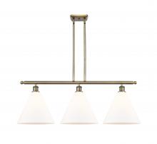 Innovations Lighting 516-3I-AB-GBC-121 - Berkshire - 3 Light - 39 inch - Antique Brass - Cord hung - Island Light