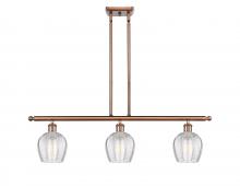 Innovations Lighting 516-3I-AC-G462-6-LED - Norfolk - 3 Light - 36 inch - Antique Copper - Cord hung - Island Light