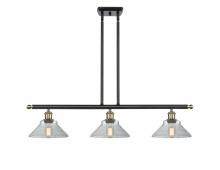 Innovations Lighting 516-3I-BAB-G132-LED - Orwell - 3 Light - 36 inch - Black Antique Brass - Cord hung - Island Light