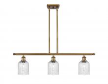  516-3I-BB-G559-5SDY - Bridal Veil - 3 Light - 36 inch - Brushed Brass - Cord hung - Island Light