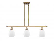 Innovations Lighting 516-3I-BB-G81-LED - Eaton - 3 Light - 36 inch - Brushed Brass - Cord hung - Island Light