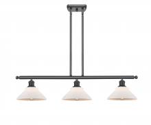 Innovations Lighting 516-3I-BK-G131-LED - Orwell - 3 Light - 36 inch - Matte Black - Cord hung - Island Light