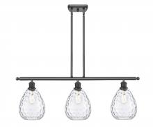  516-3I-BK-G372 - Waverly - 3 Light - 36 inch - Matte Black - Cord hung - Island Light