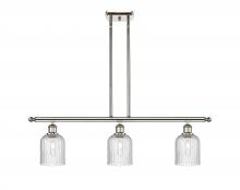  516-3I-PN-G559-5SDY - Bridal Veil - 3 Light - 36 inch - Polished Nickel - Cord hung - Island Light