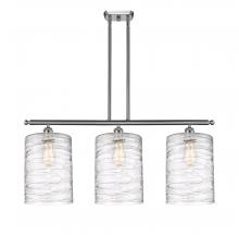  516-3I-SN-G1113-L - Cobbleskill - 3 Light - 36 inch - Brushed Satin Nickel - Cord hung - Island Light