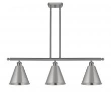 Innovations Lighting 516-3I-SN-MBC-8-SN-LED - Berkshire - 3 Light - 36 inch - Brushed Satin Nickel - Cord hung - Island Light