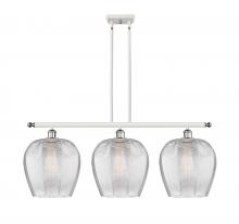 Innovations Lighting 516-3I-WPC-G462-12-LED - Norfolk - 3 Light - 38 inch - White Polished Chrome - Cord hung - Island Light