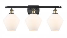  516-3W-BAB-G651-8 - Cindyrella - 3 Light - 28 inch - Black Antique Brass - Bath Vanity Light