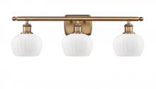  516-3W-BB-G91 - Fenton - 3 Light - 27 inch - Brushed Brass - Bath Vanity Light