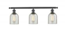  516-3W-BK-G259-LED - Caledonia - 3 Light - 25 inch - Matte Black - Bath Vanity Light