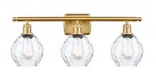  516-3W-SG-G362 - Waverly - 3 Light - 26 inch - Satin Gold - Bath Vanity Light