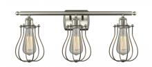 Innovations Lighting 516-3W-SN-CE513-LED - Muselet - 3 Light - 26 inch - Brushed Satin Nickel - Bath Vanity Light