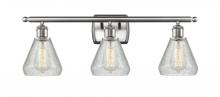 Innovations Lighting 516-3W-SN-G275-LED - Conesus - 3 Light - 26 inch - Brushed Satin Nickel - Bath Vanity Light