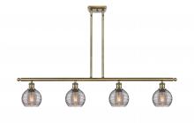 Innovations Lighting 516-4I-AB-G1213-6SM - Athens Deco Swirl - 4 Light - 48 inch - Antique Brass - Cord hung - Island Light