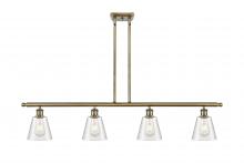 Innovations Lighting 516-4I-AB-G454 - Caton - 4 Light - 48 inch - Antique Brass - Cord hung - Island Light