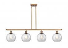 Innovations Lighting 516-4I-BB-G122-8-LED - Athens - 4 Light - 48 inch - Brushed Brass - Cord hung - Island Light