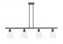  516-4I-BK-G394 - Ellery - 4 Light - 48 inch - Matte Black - Cord hung - Island Light