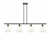 Innovations Lighting 516-4I-BK-GBD-751 - Bristol - 4 Light - 48 inch - Matte Black - Cord hung - Island Light