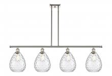  516-4I-PN-G372 - Waverly - 4 Light - 48 inch - Polished Nickel - Cord hung - Island Light