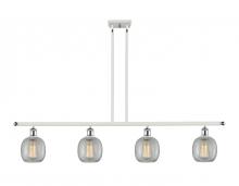 Innovations Lighting 516-4I-WPC-G105-LED - Belfast - 4 Light - 48 inch - White Polished Chrome - Cord hung - Island Light