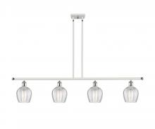 Innovations Lighting 516-4I-WPC-G462-6-LED - Norfolk - 4 Light - 48 inch - White Polished Chrome - Cord hung - Island Light