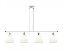  516-4I-WPC-GBC-81 - Berkshire - 4 Light - 48 inch - White Polished Chrome - Cord hung - Island Light