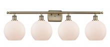 Innovations Lighting 516-4W-AB-G121 - Athens - 4 Light - 38 inch - Antique Brass - Bath Vanity Light