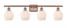  516-4W-AC-G461-6 - Norfolk - 4 Light - 36 inch - Antique Copper - Bath Vanity Light