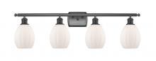 Innovations Lighting 516-4W-BK-G81-LED - Eaton - 4 Light - 36 inch - Matte Black - Bath Vanity Light