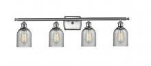  516-4W-SN-G257-LED - Caledonia - 4 Light - 35 inch - Brushed Satin Nickel - Bath Vanity Light